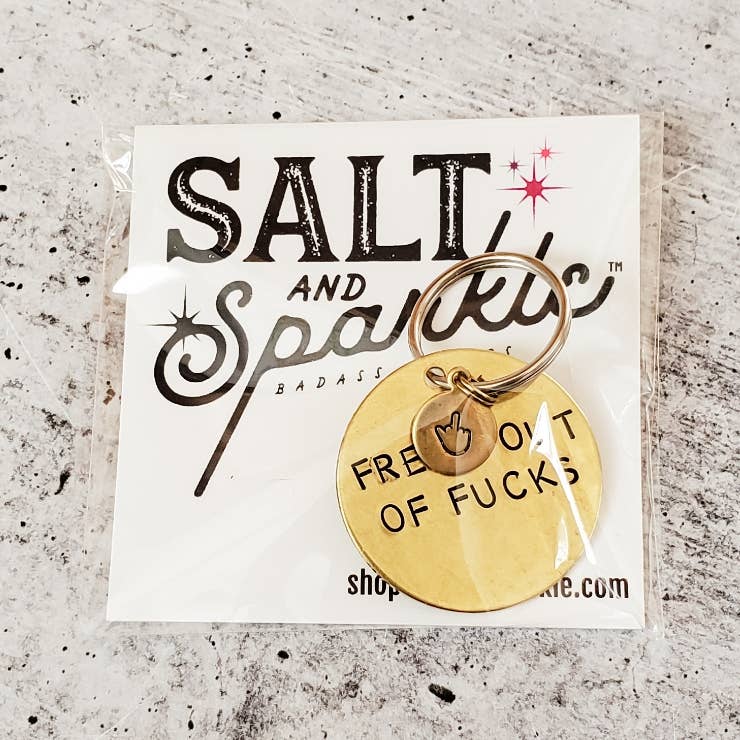 DO EPIC SHIT Keychain with smiley face accent: WITH PACKAGING