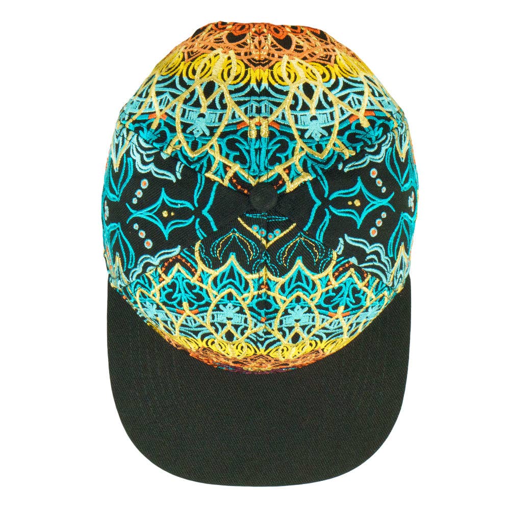 G Sprout Mandala Snapback Hat: Multi / Snapback / S/M