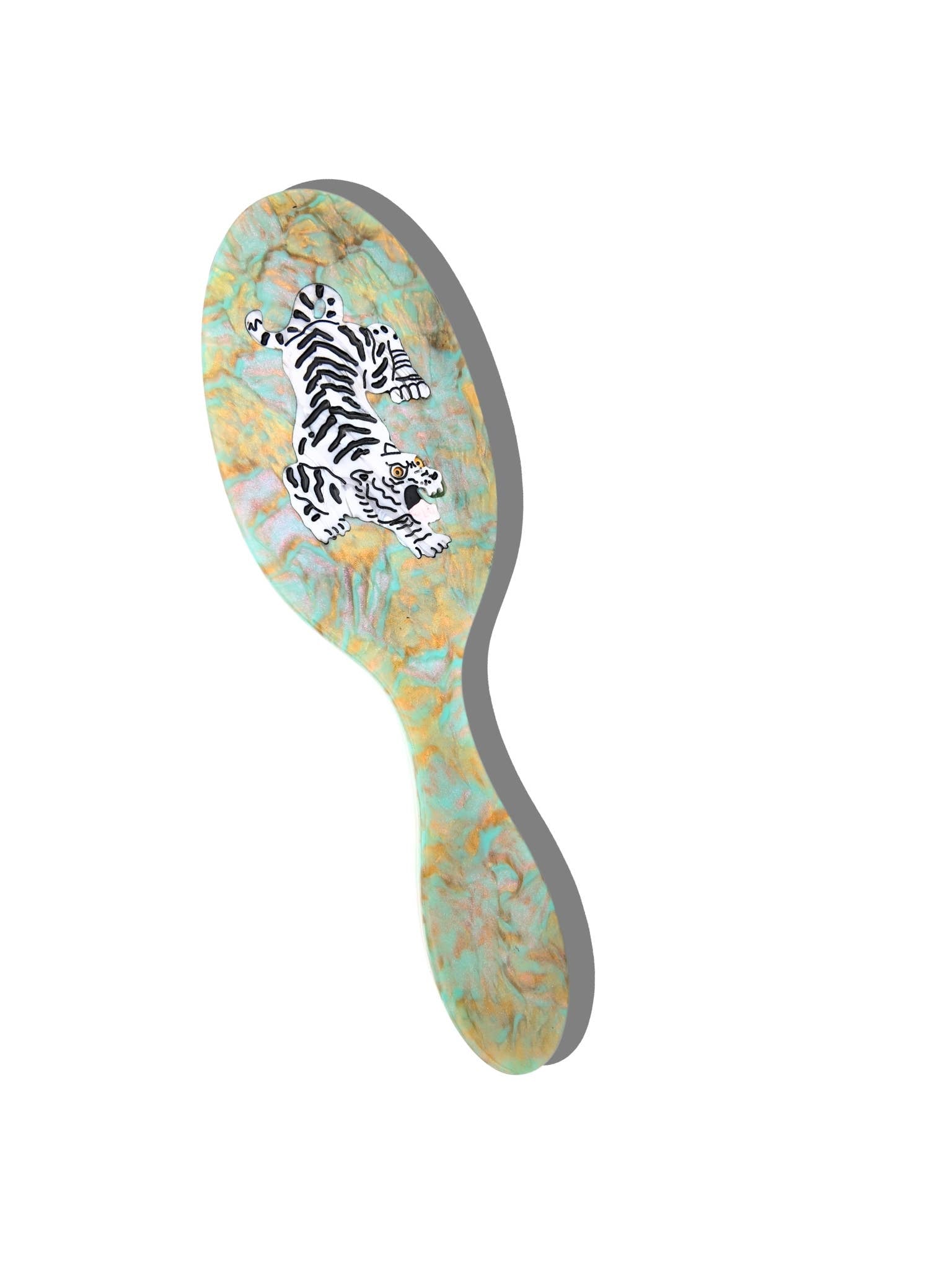 Hand-painted Tiger Amazing Hair Day Brush | Eco-Friendly