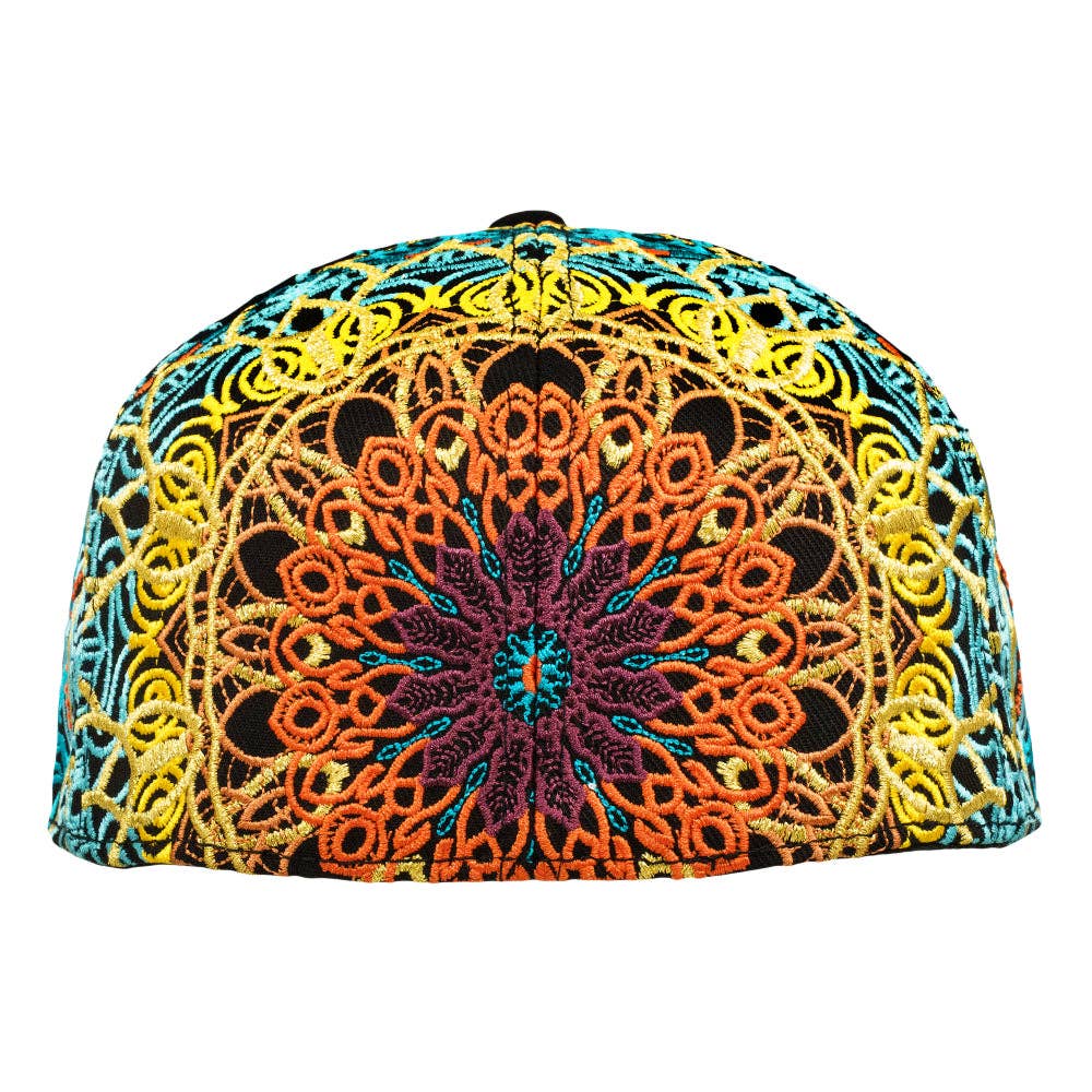 G Sprout Mandala Fitted Hat: Multi / Fitted / 7 3/8