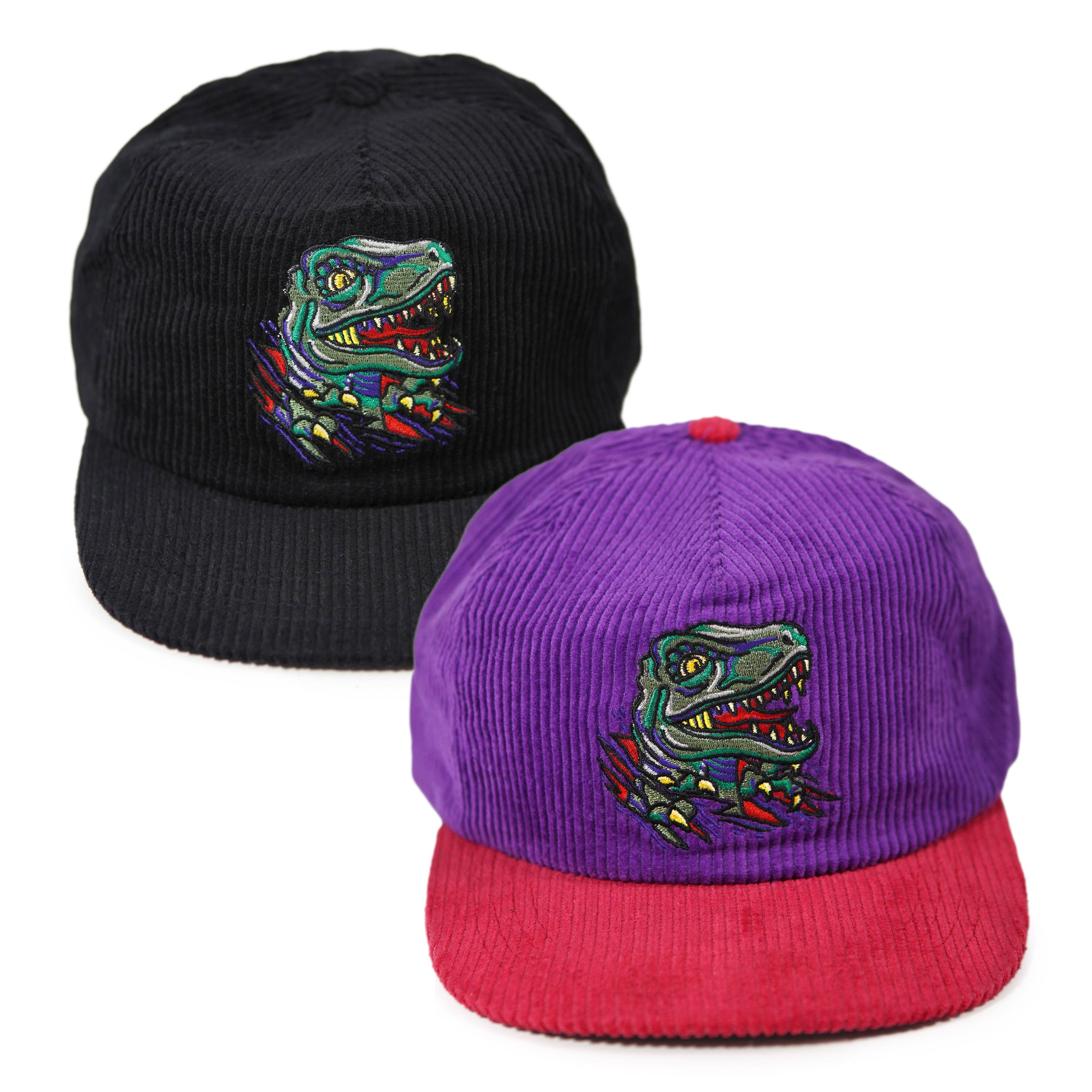 Raptor Corduroy Hat: Black