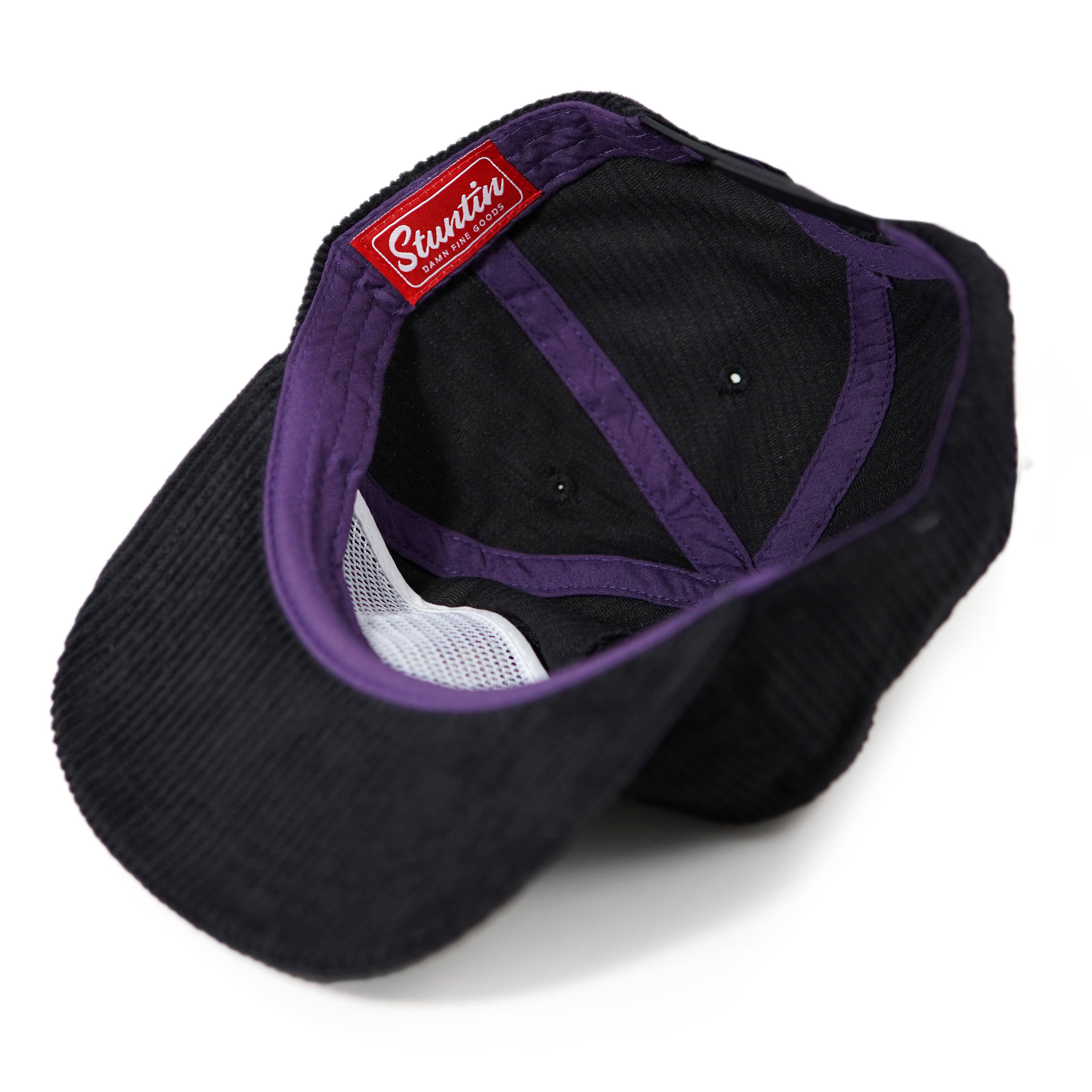 Raptor Corduroy Hat: Purple