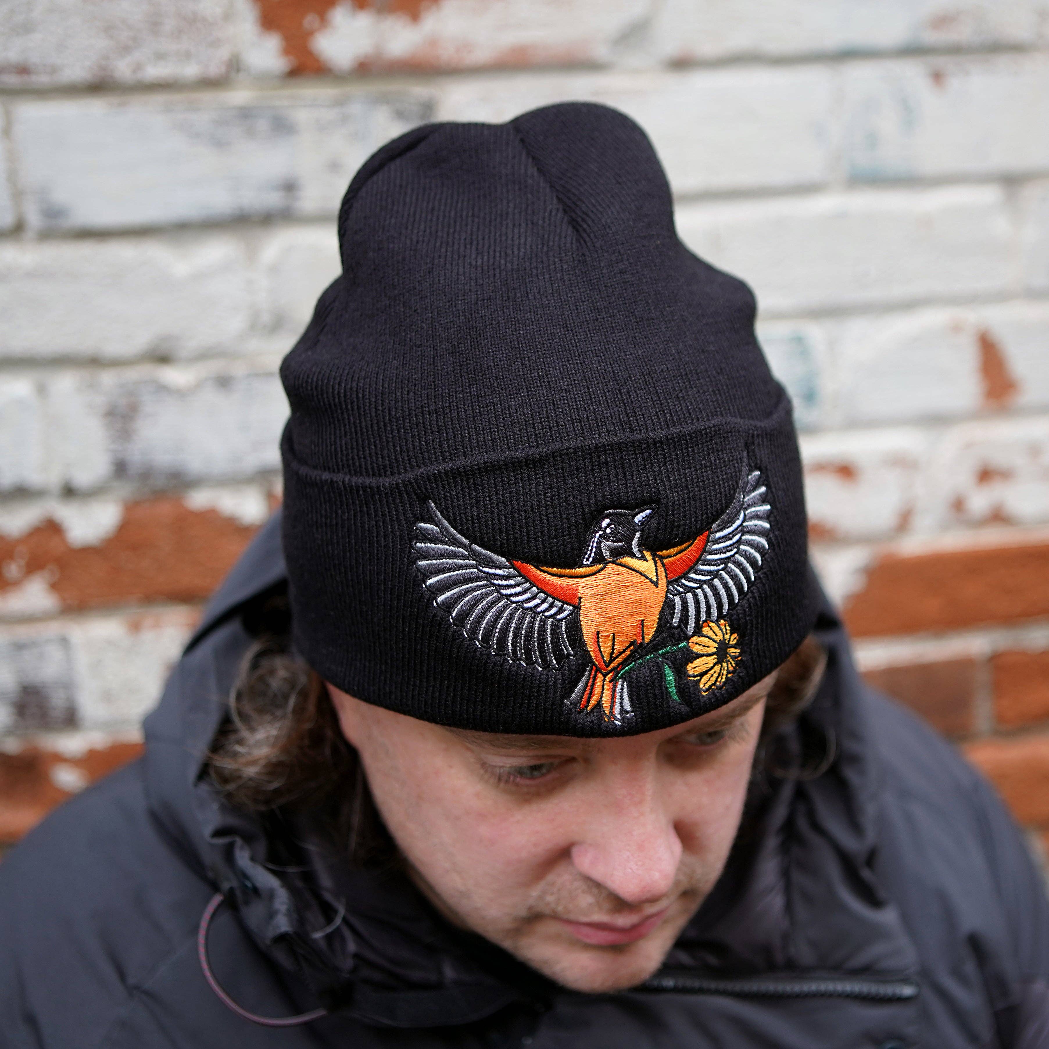 Oriole Beanie: Black