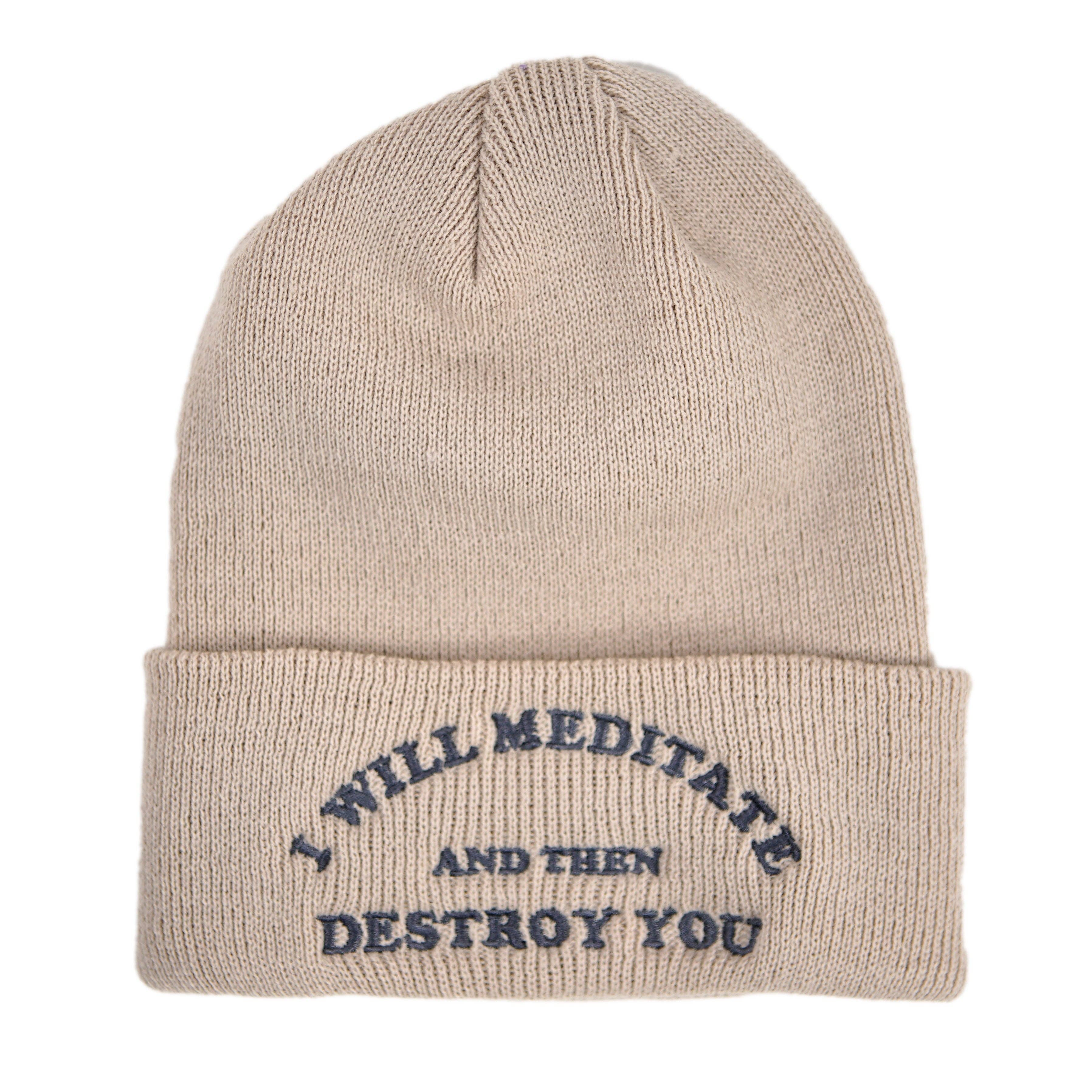 Yoga Flame Beanie: Bone