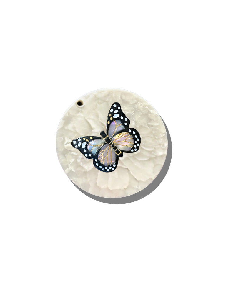 Hand-painted Butterfly Compact Mirror Limited Edition