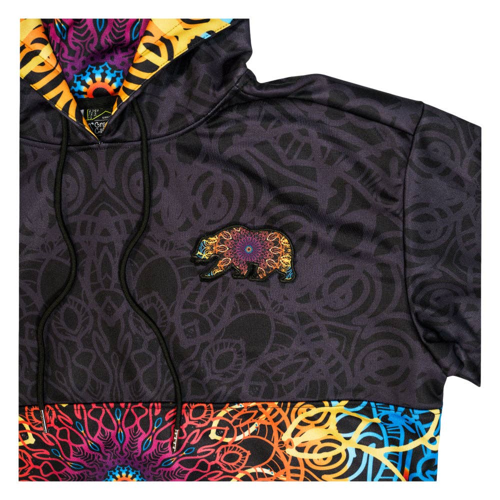 G Sprout Mandala Black Tall Pullover Hoodie: Black / Tall Pullover Hoodie / M