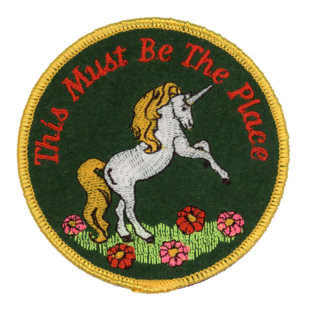 This Must Be The Place Iron On Patch