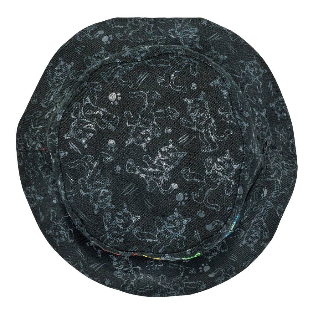 Vincent Gordon Dead Cats Reversible Bucket Hat: Black / Bucket Hat / S/M