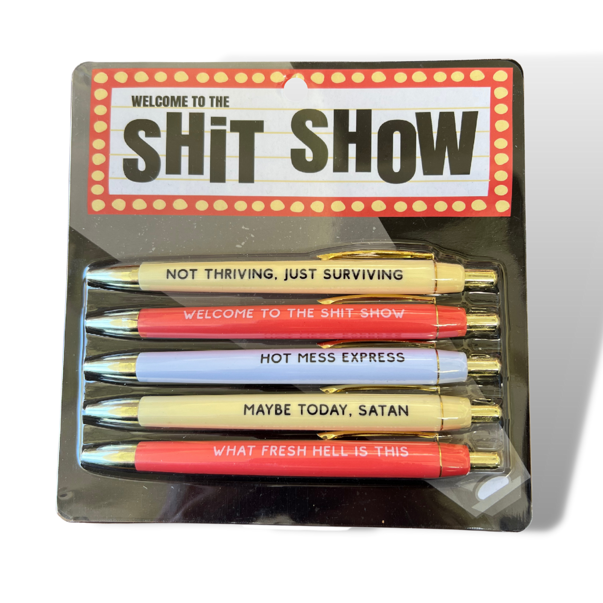 Welcome to The Shit Show Pen Set (pens, gifts, stationery)