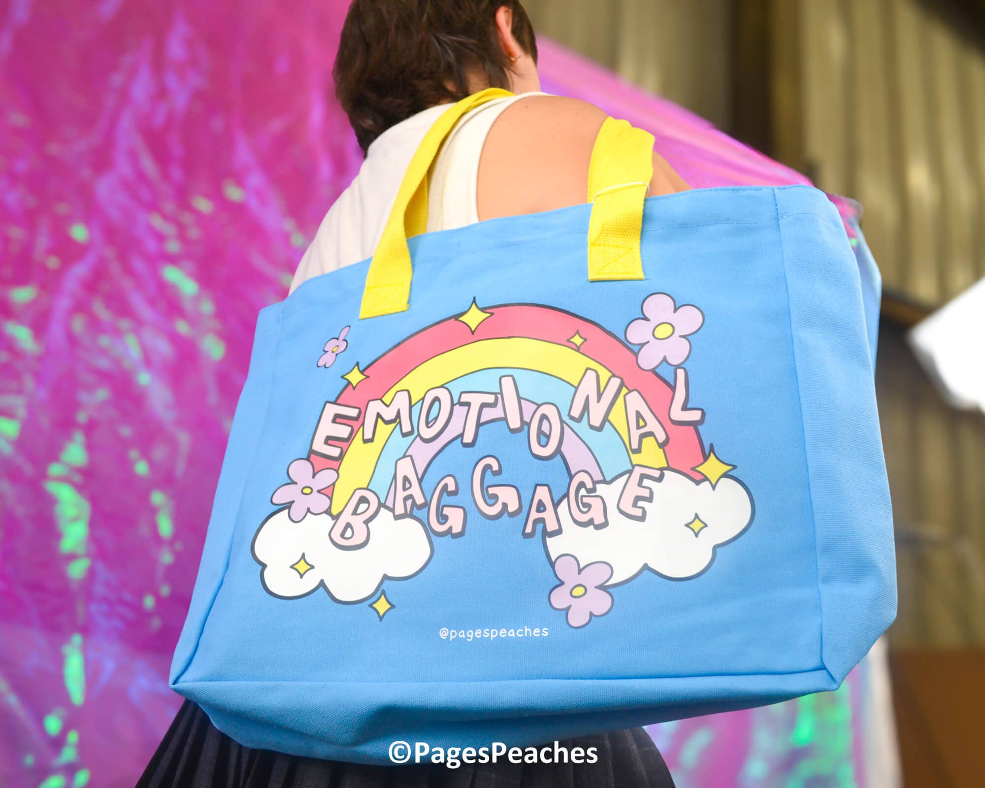 Emotional Baggage Tote Bag -Laptop & Bottle Pocket