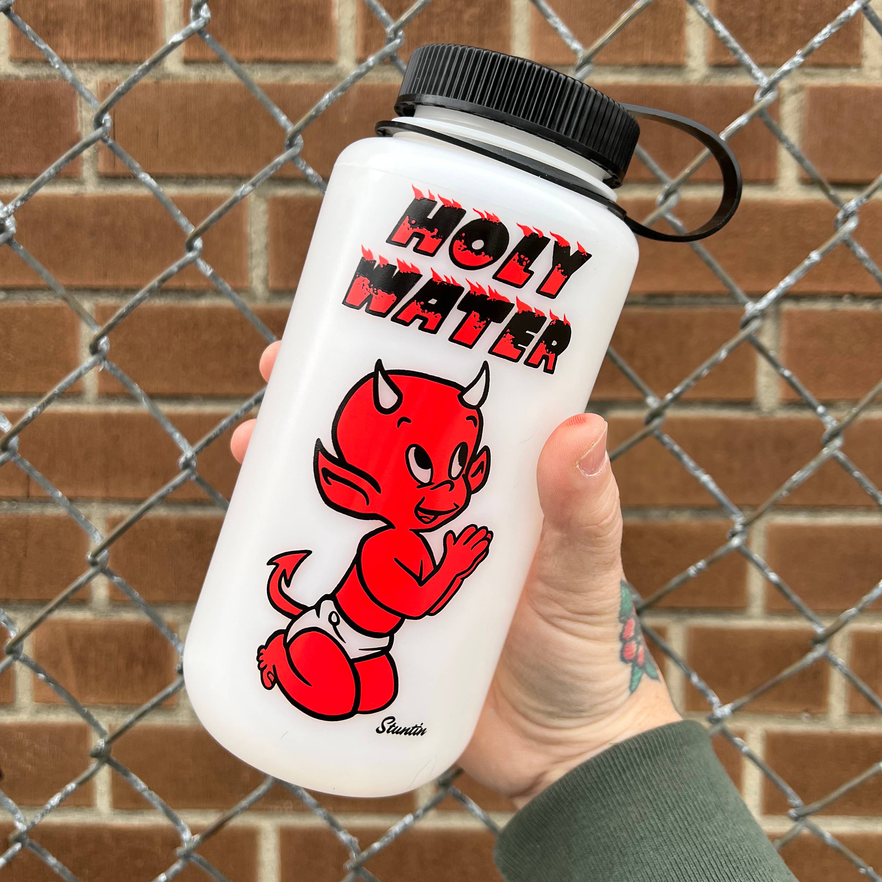 Holy Water Wide Mouth 32 oz Nalgene Water Bottle