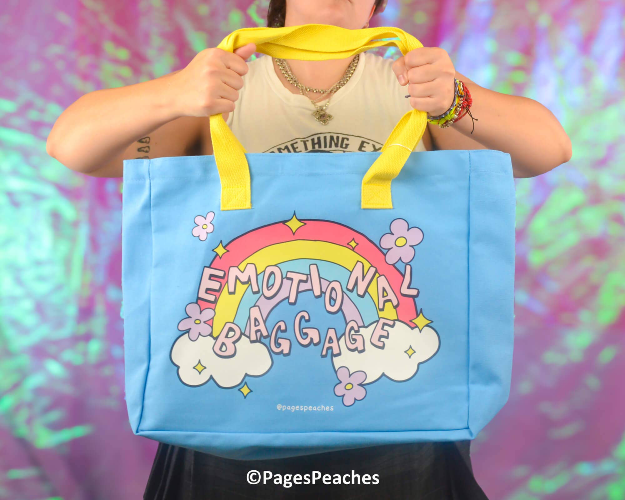 Emotional Baggage Tote Bag -Laptop & Bottle Pocket