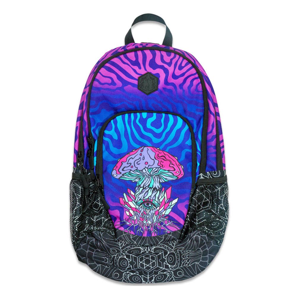Interstellar Mushroom Blue Large Hydration Pack: Blue / Backpack / L