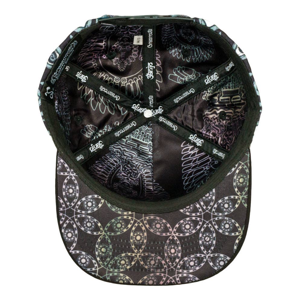 Banjo Glass Isis Black Snapback Hat: Black / Snapback / L/XL