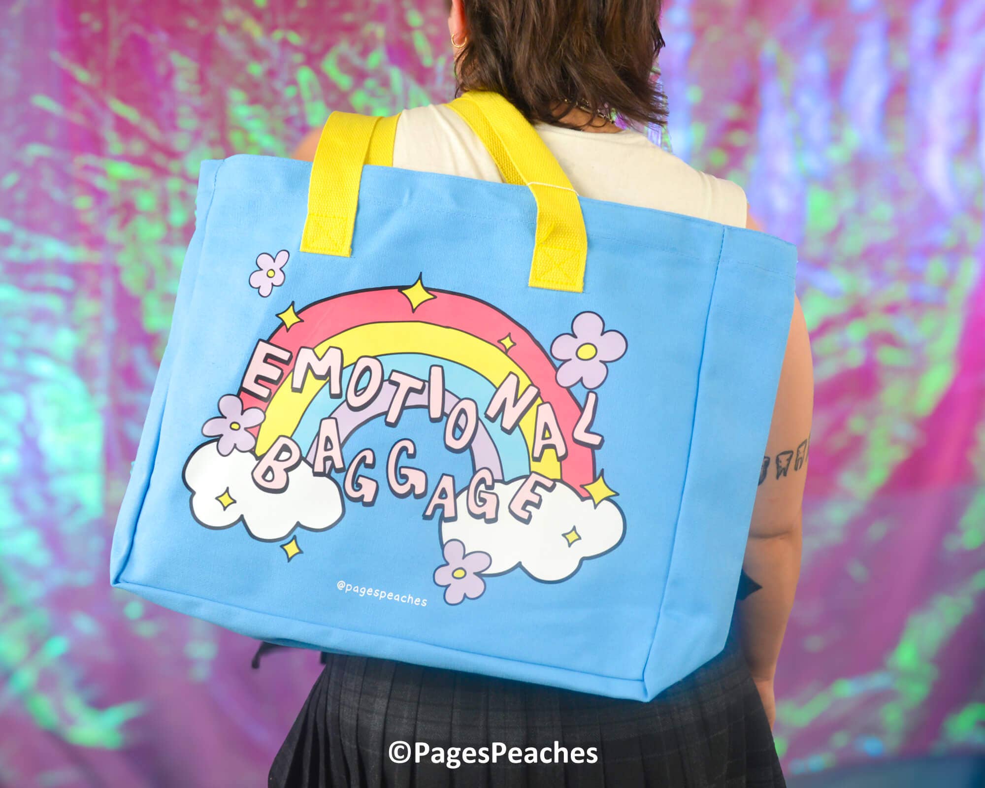 Emotional Baggage Tote Bag -Laptop & Bottle Pocket
