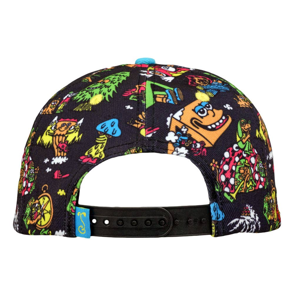 Killer Acid Get Lost Black Snapback Hat: Black / Snapback / L/XL