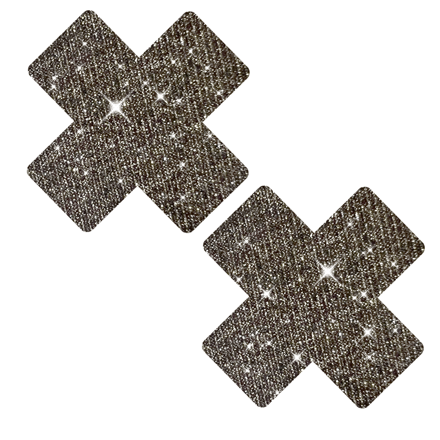 Black Ballerina Bling X Factor Nipple Cover Pasties: Black / O/S