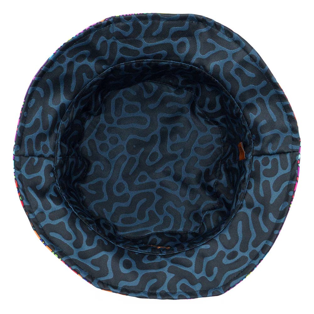Android Jones Kilgore Trout Reversible Bucket Hat: Black / Bucket Hat / S/M