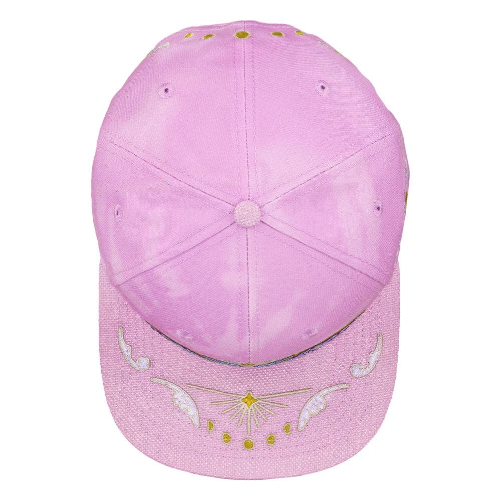 Mugwort Moon Moth Purple Dye Snapback Hat: Purple / Snapback / L/XL