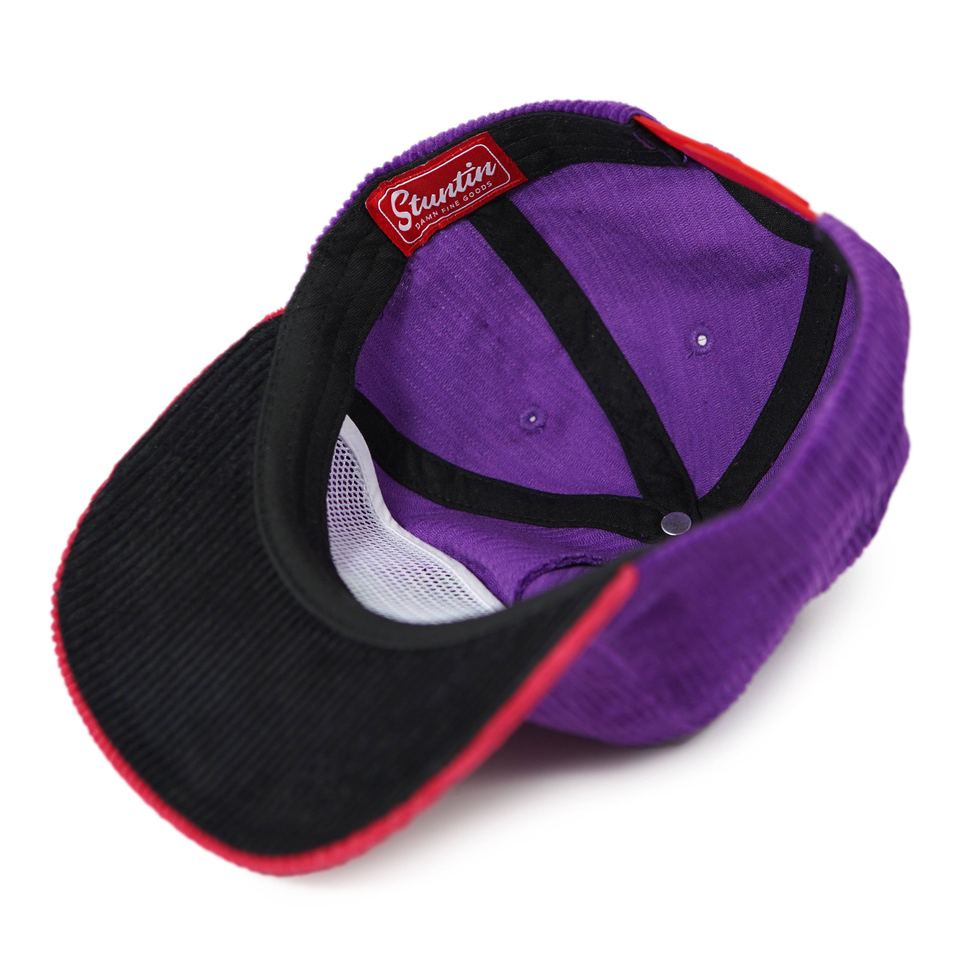 Raptor Corduroy Hat: Purple