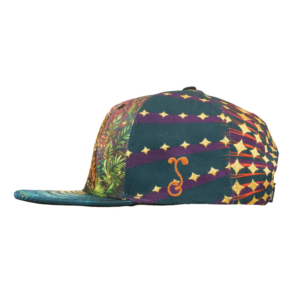 Simon Haiduk Tiger Glowm Navy Snapback Hat: Multi / Snapback / L/XL