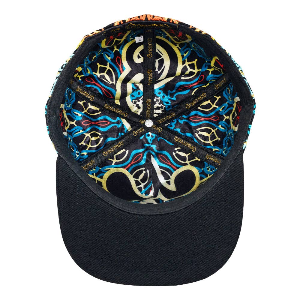G Sprout Mandala Fitted Hat: Multi / Fitted / 7 3/8