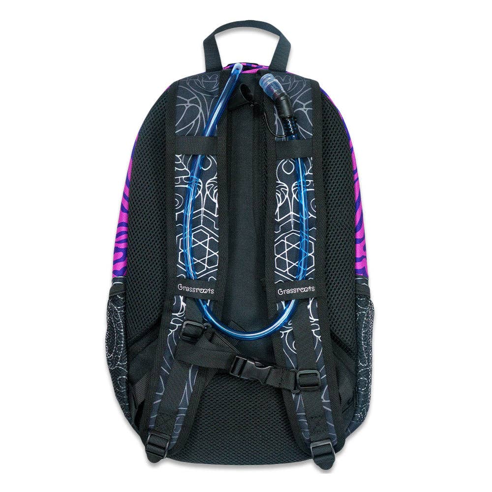 Interstellar Mushroom Blue Large Hydration Pack: Blue / Backpack / L
