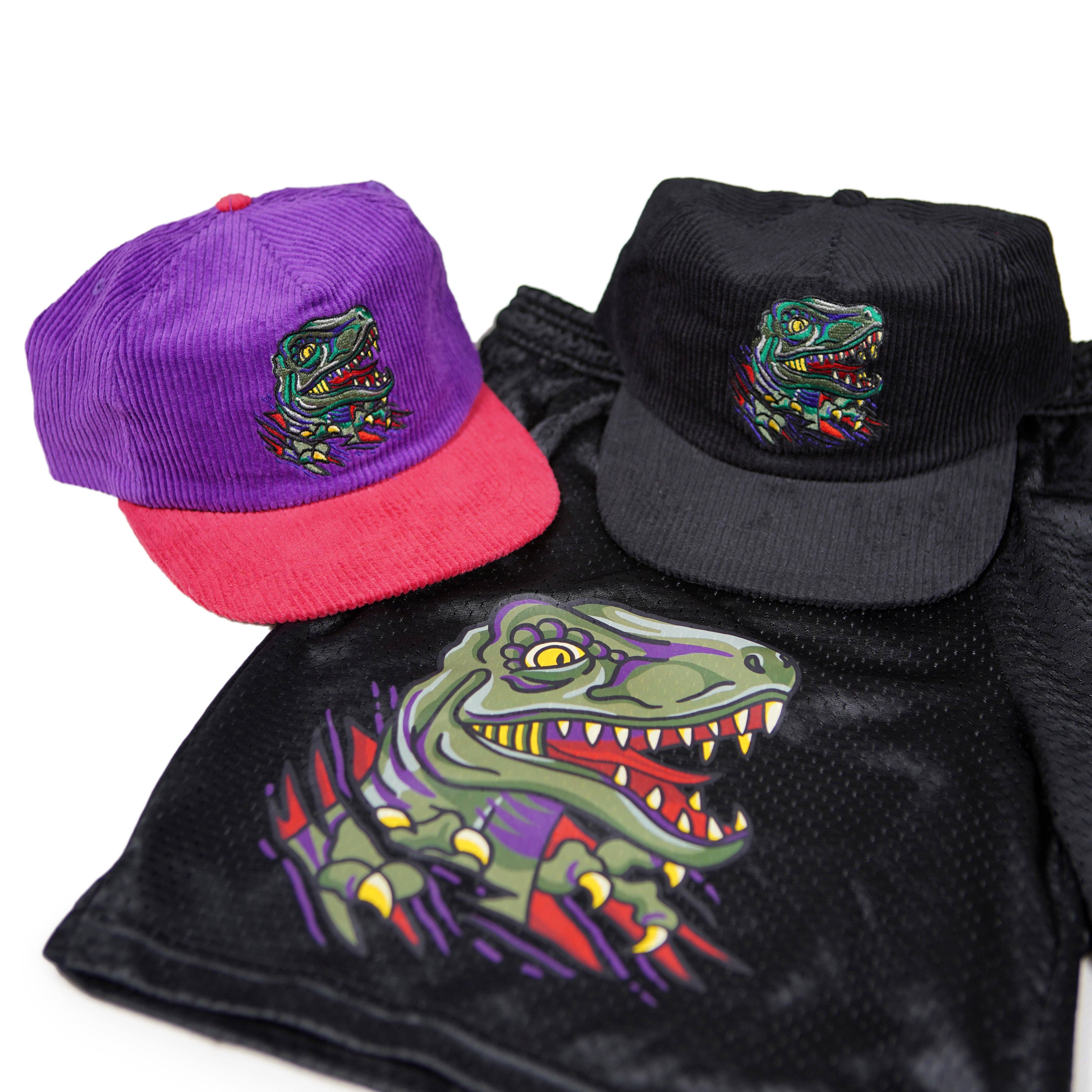 Raptor Corduroy Hat: Black