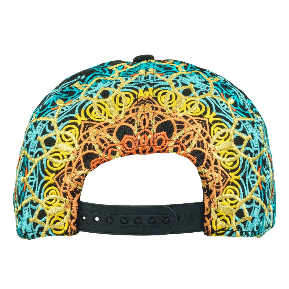 G Sprout Mandala Snapback Hat: Multi / Snapback / S/M