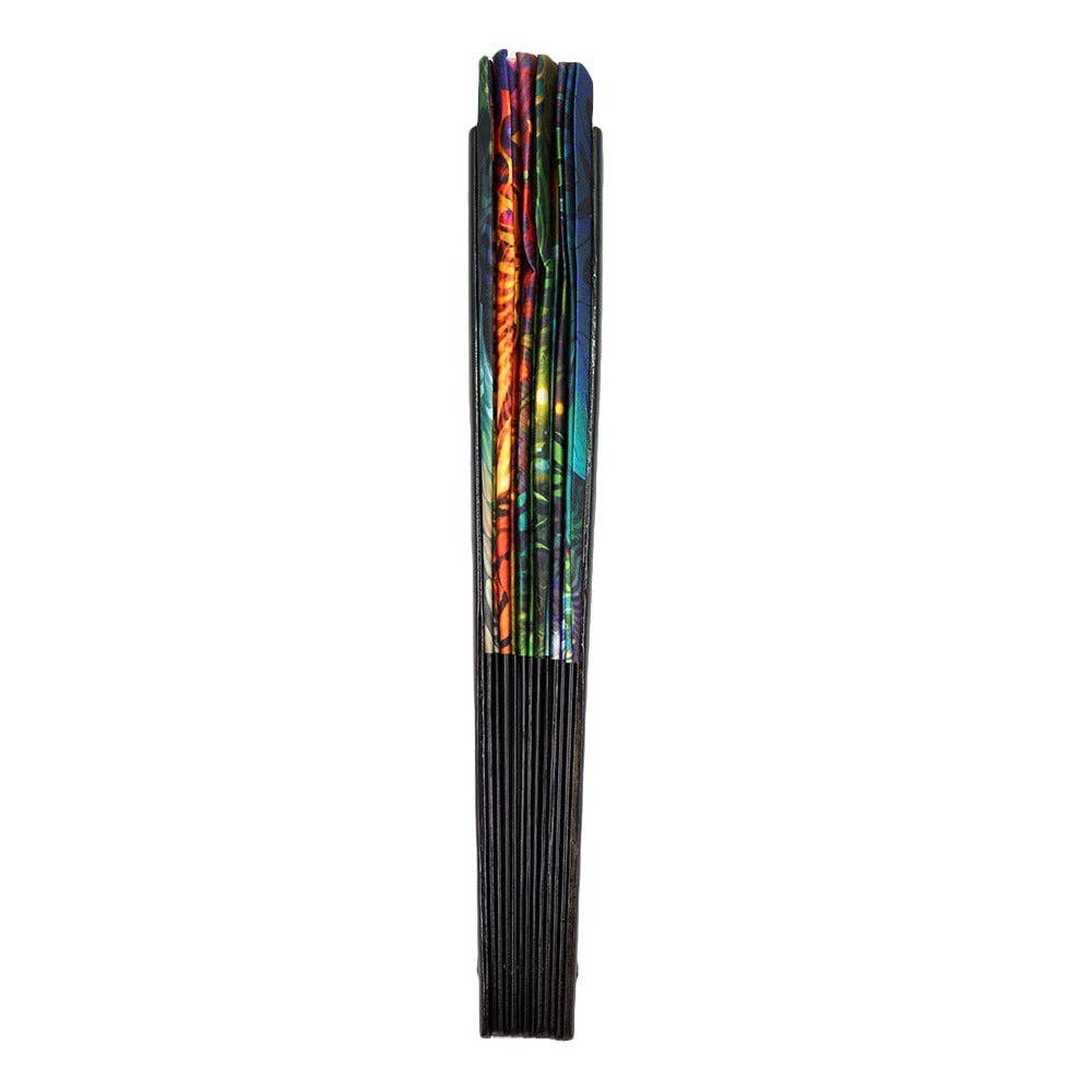 Simon Haiduk Tiger Glowm Hand Fan: Multi / Hand Fan / N/A