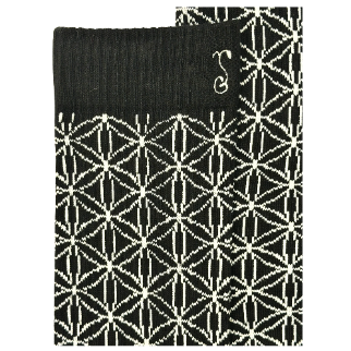Flower of Life Black Socks: Black / Socks / OSFM