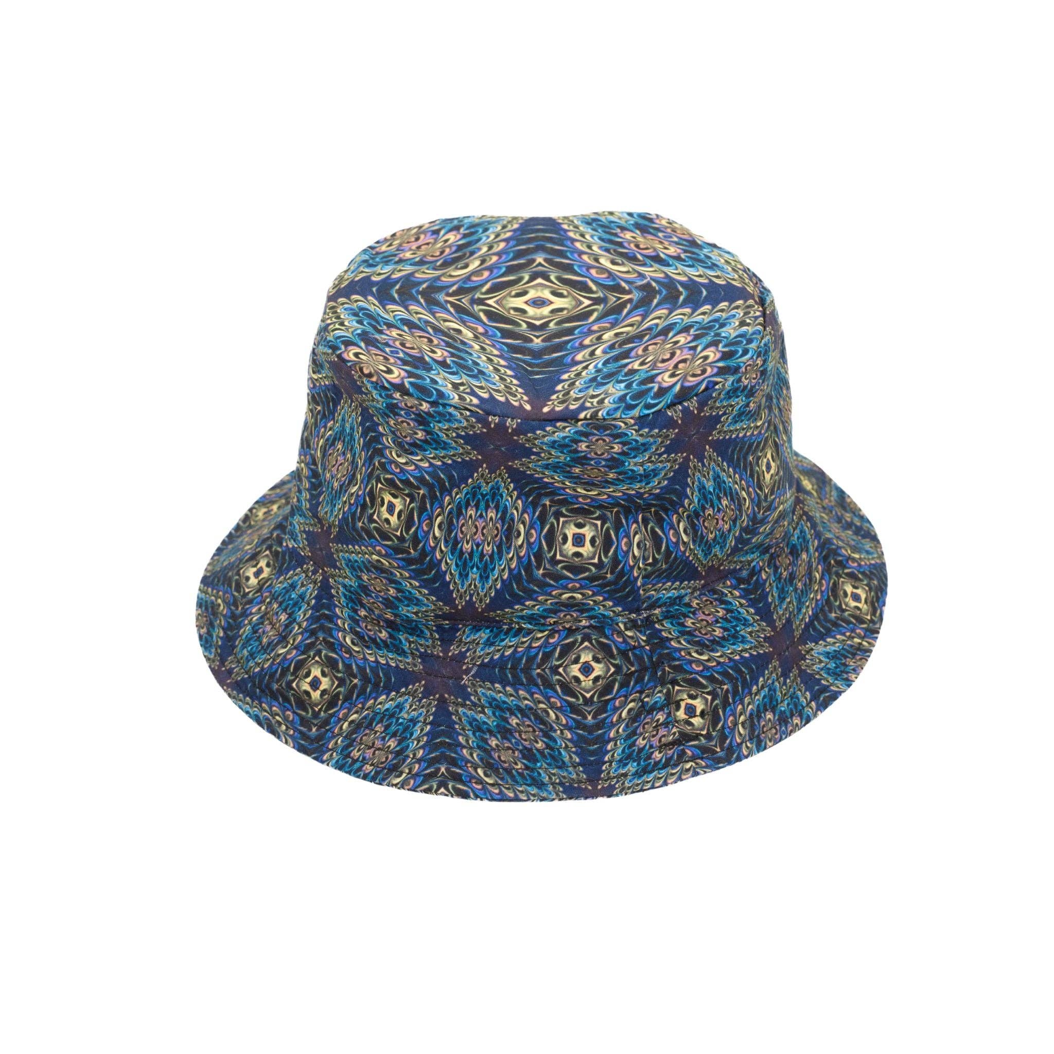 Rave Bucket Hat | UV Reactive Hat | Festival Hat | Fractali (BH)