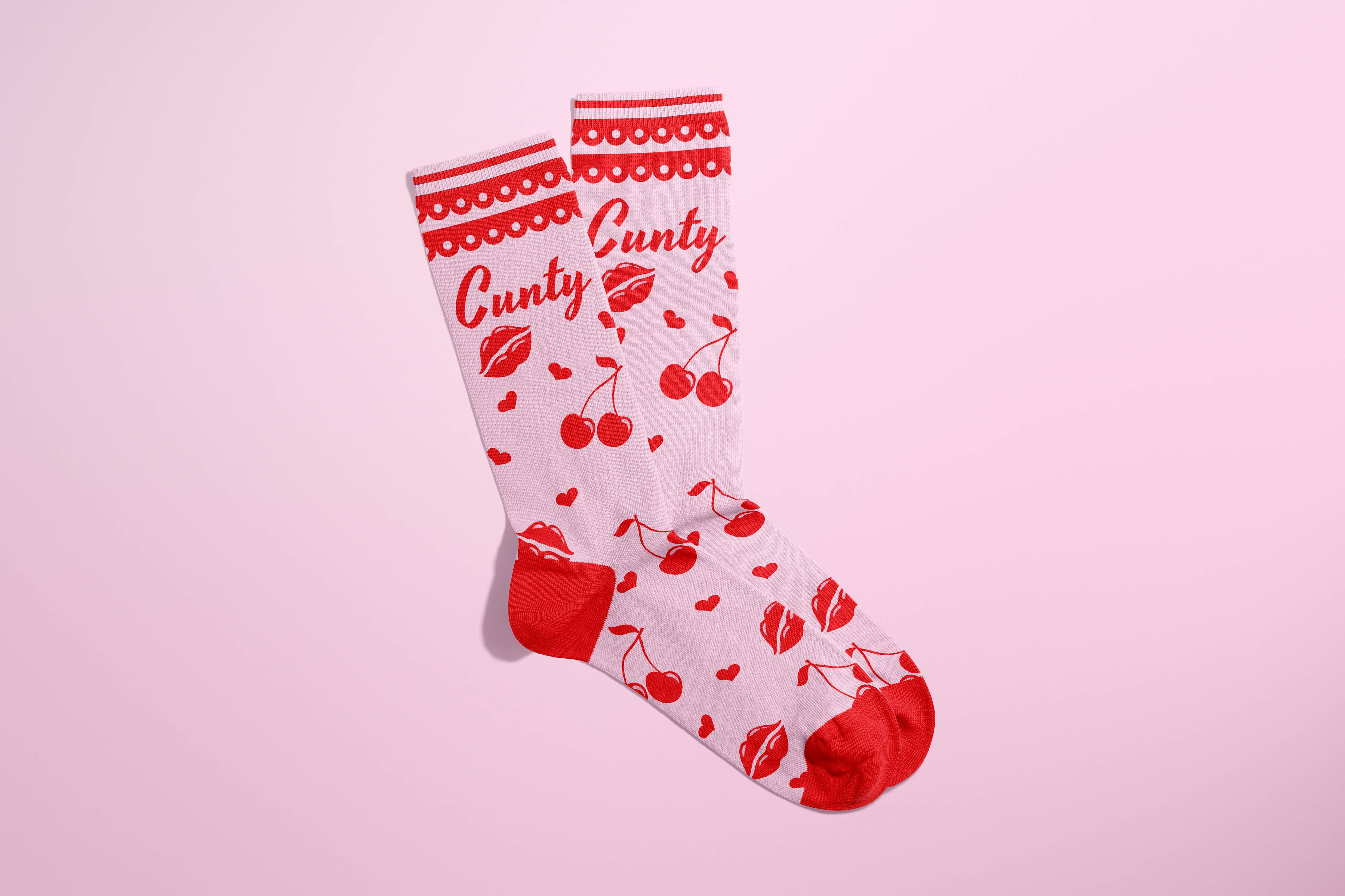 Cunty Socks (novelty socks, funny socks, gifts)