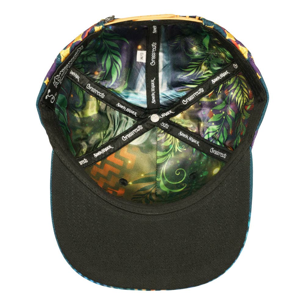 Simon Haiduk Tiger Glowm Navy Snapback Hat: Multi / Snapback / S/M