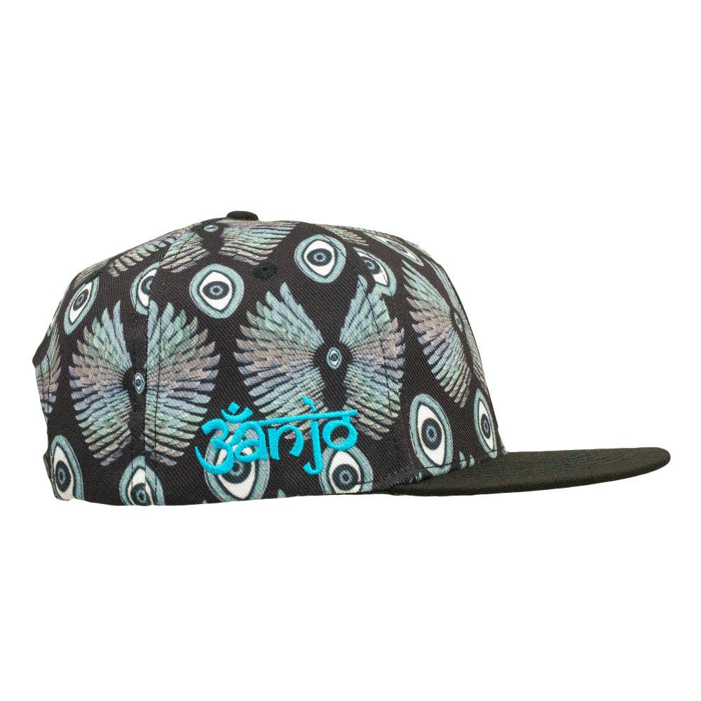 Banjo Glass Isis Black Snapback Hat: Black / Snapback / L/XL
