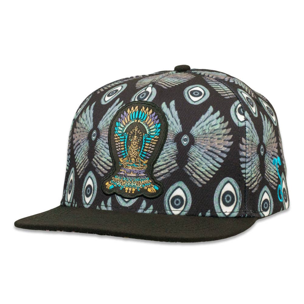 Banjo Glass Isis Black Snapback Hat: Black / Snapback / L/XL