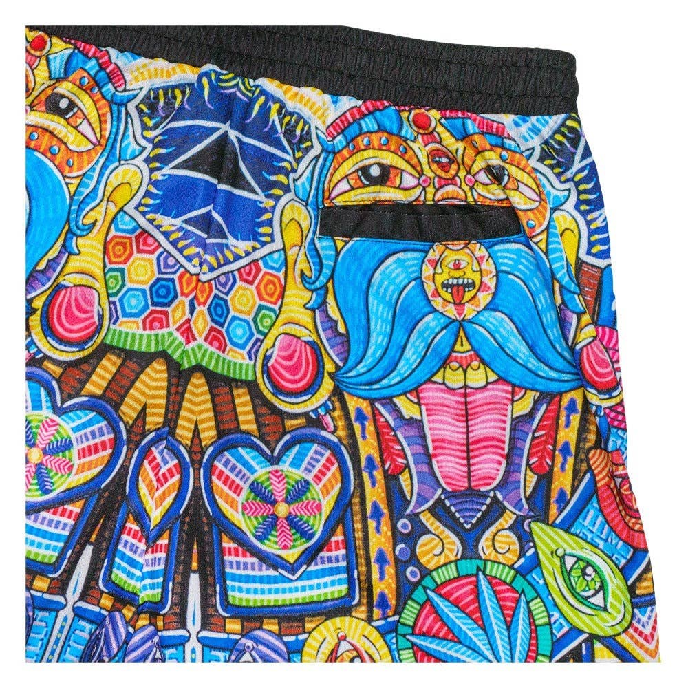 Max Paularena Spirited Revolution Mesh Shorts: Multi / Mesh Shorts / L