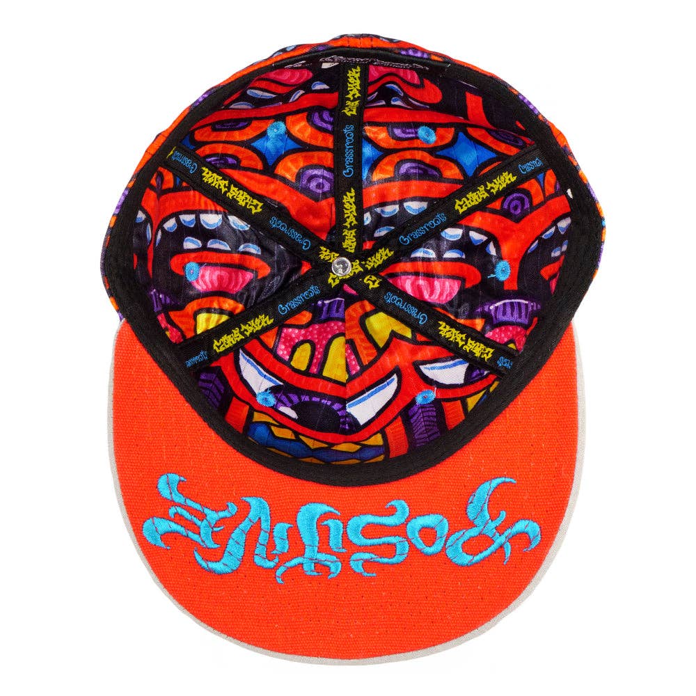 Chris Dyer Harmoneyes Red Pattern Fitted Hat: Multi / Fitted / 7