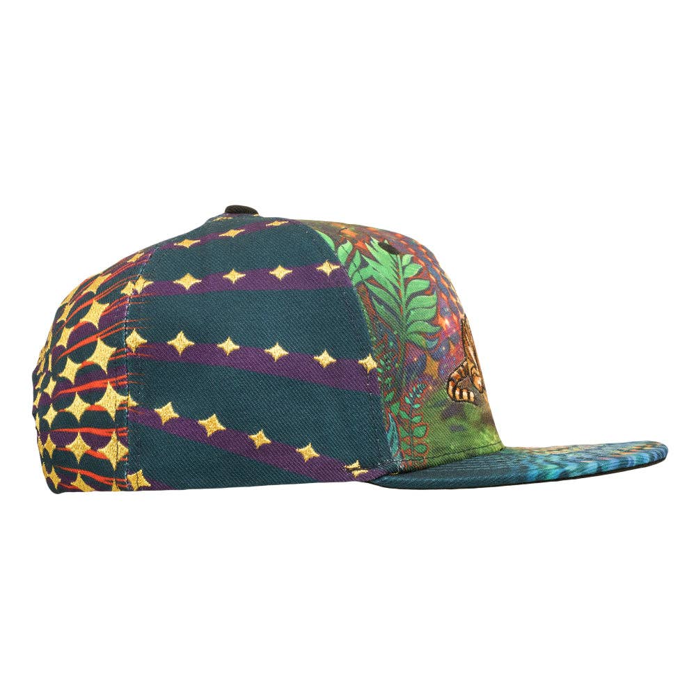 Simon Haiduk Tiger Glowm Navy Snapback Hat: Multi / Snapback / L/XL