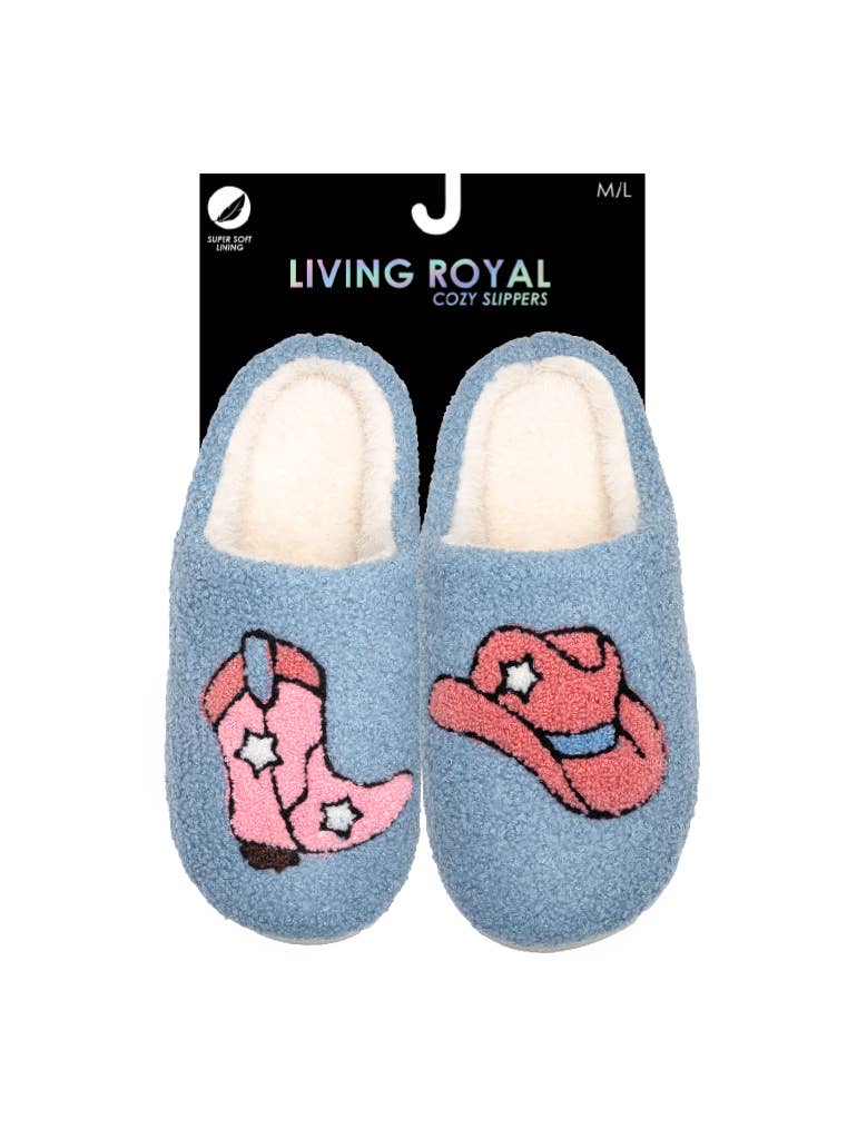Indoor / Outdoor Slippers - Bolt Eyes Happy Faces - Orange: M/L