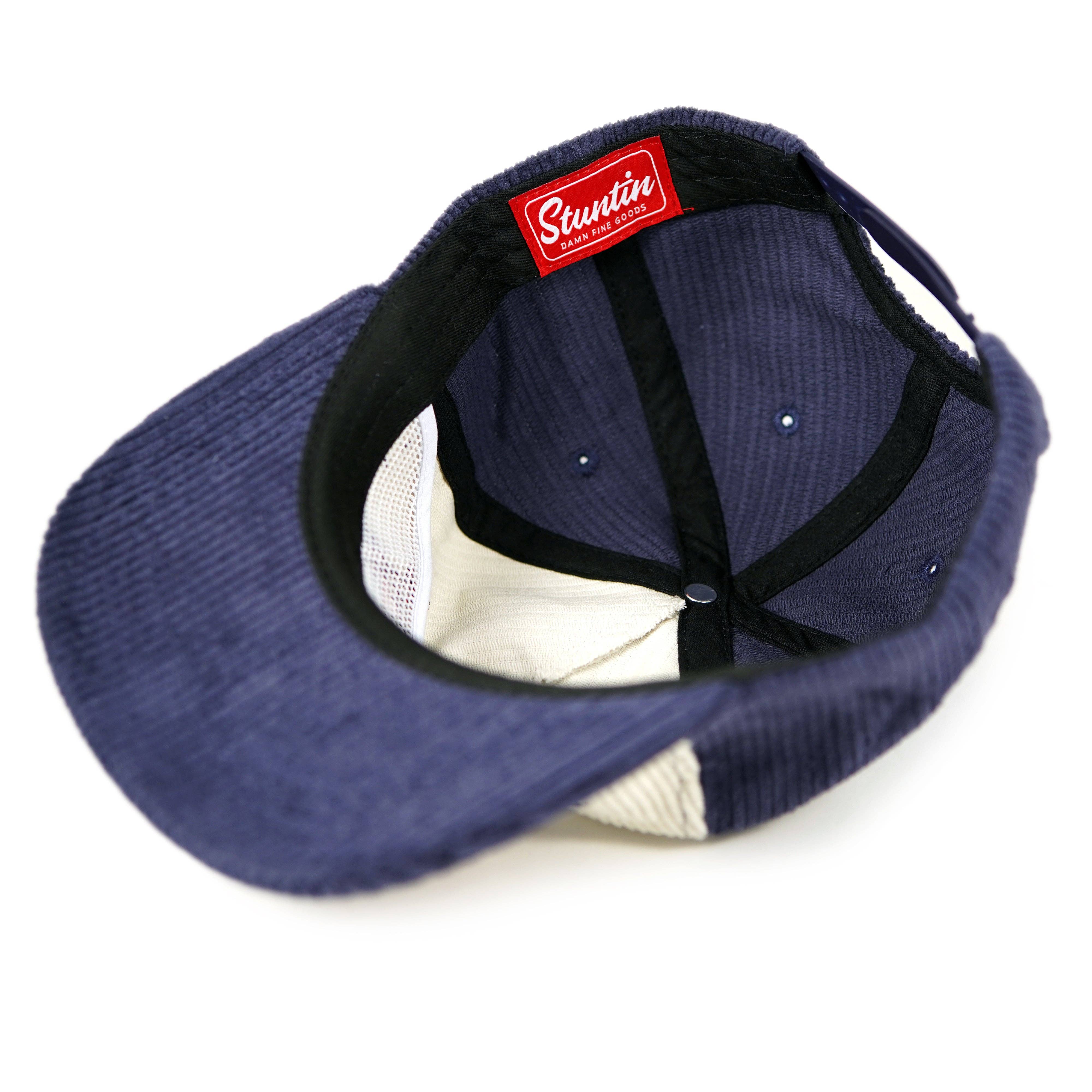 Happy Tiger Two-Tone Corduroy Hat