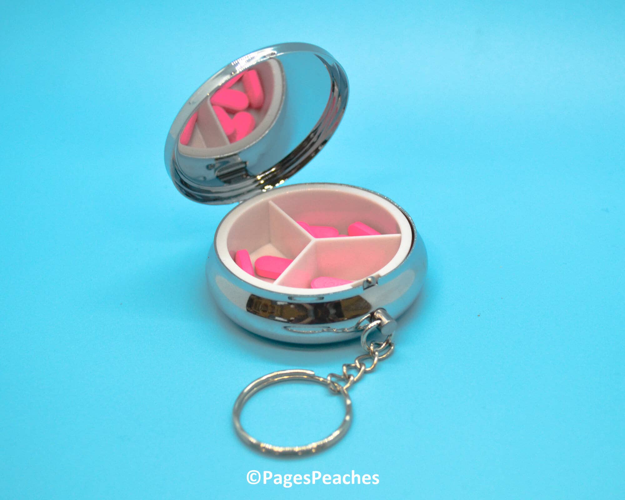 Found Pill Case With 3-Way Organizer