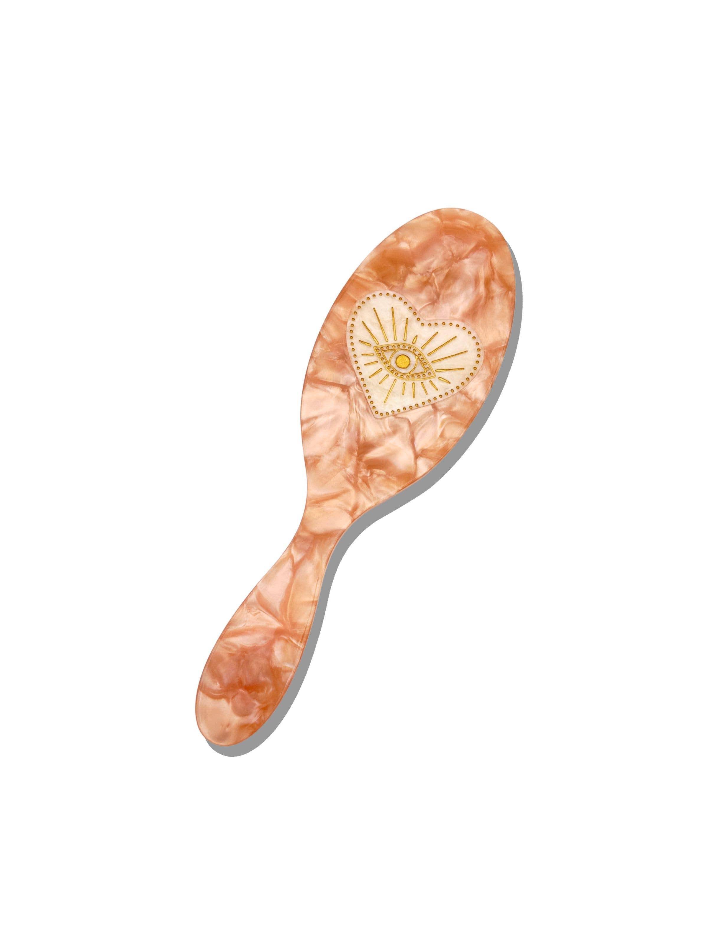 Hand-painted Celestial Heart Amazing Hair Day Brush