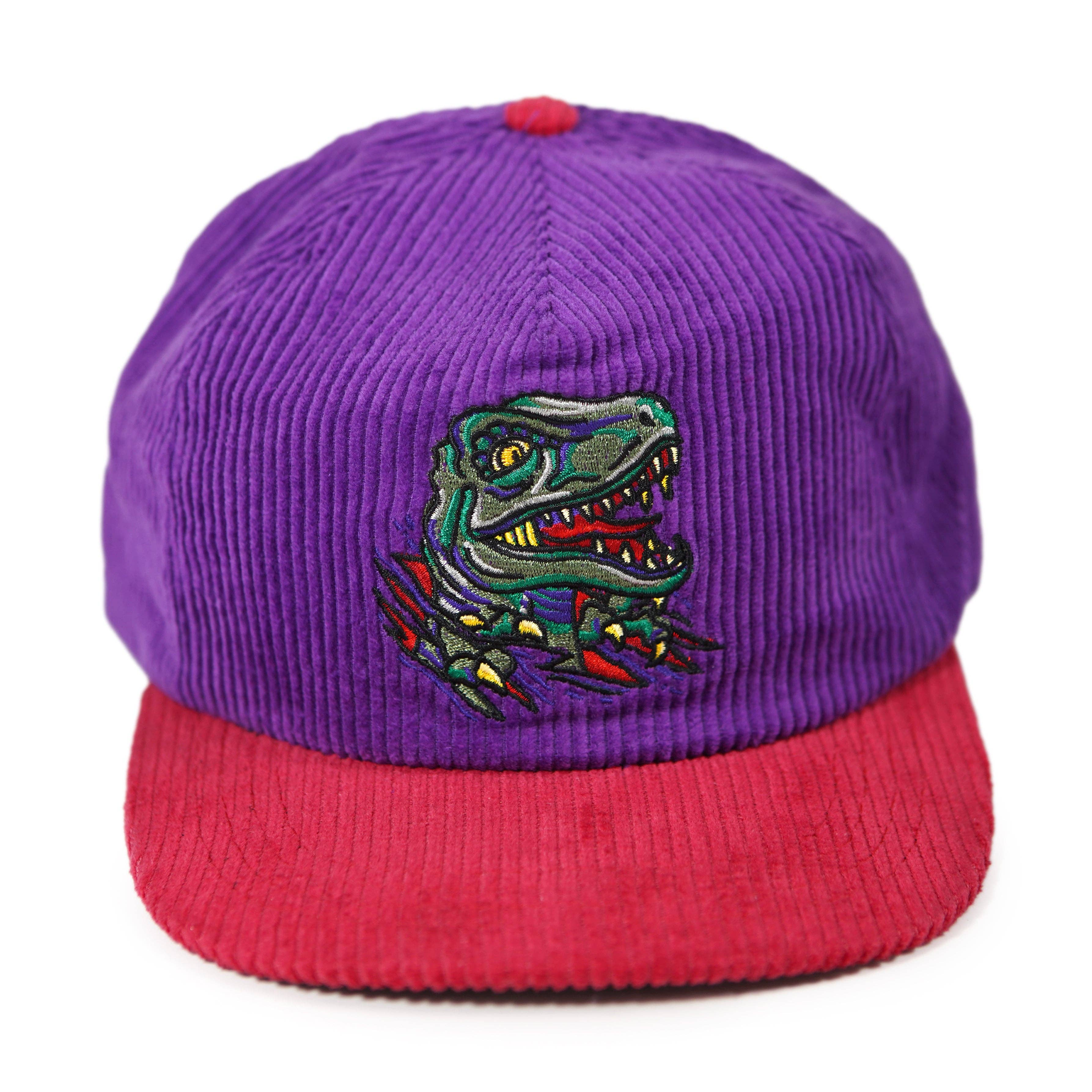Raptor Corduroy Hat: Purple